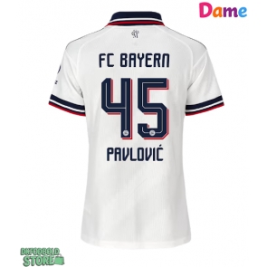 Bayern Munich Aleksandar Pavlovic #45 Replika Udebanetrøje Dame 2026-27 Kortærmet